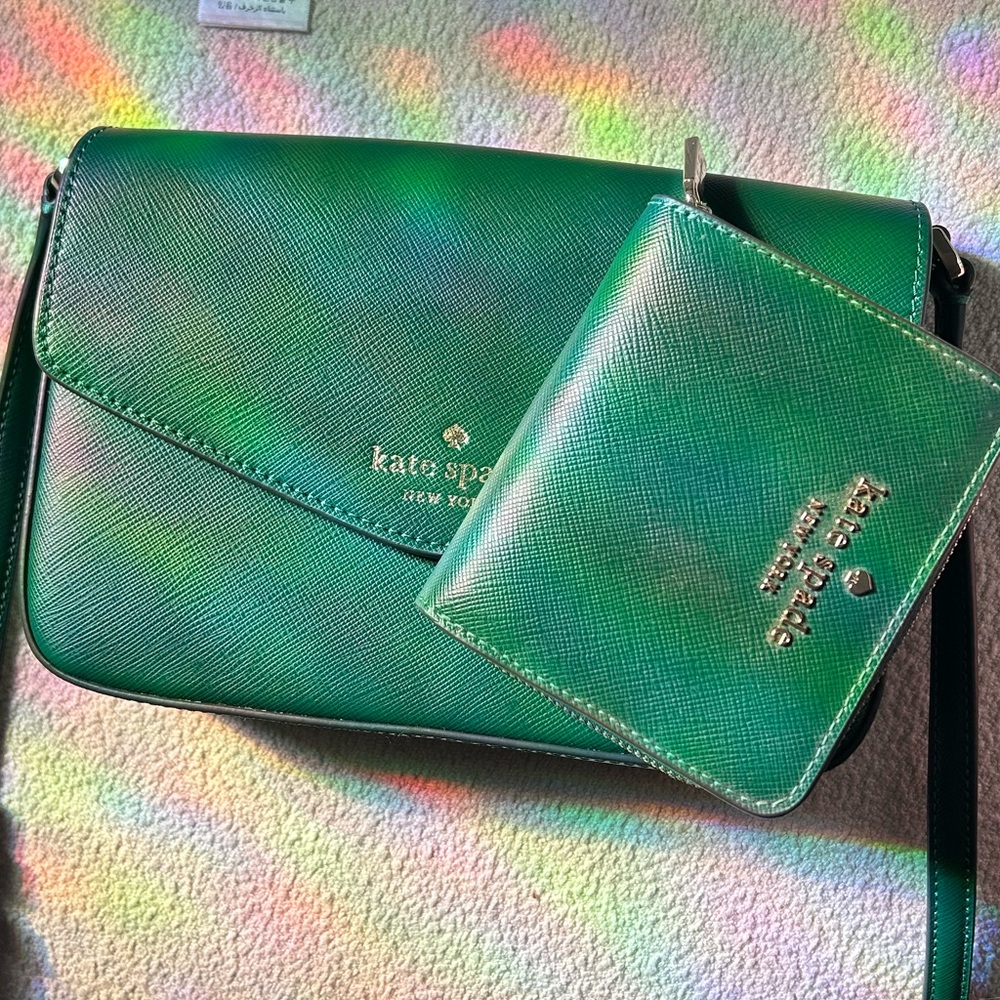 Kate Spade Mini Crossbody bag and zip around wallet